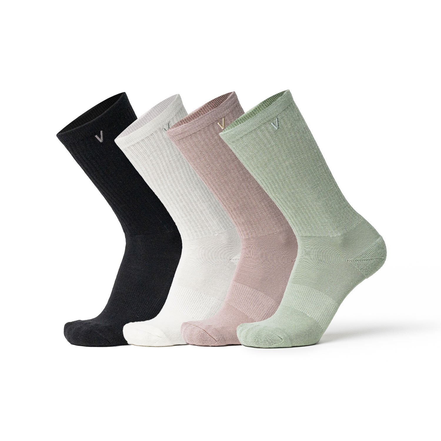 Pack colorful 4 long socks merino